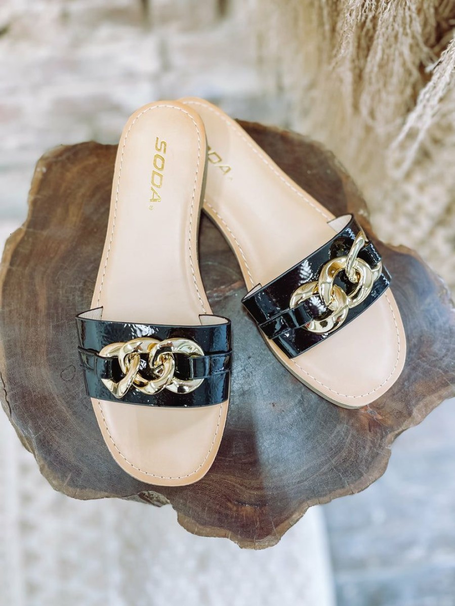 * Fortune Dynamic Shoes Otto- Black Sandals