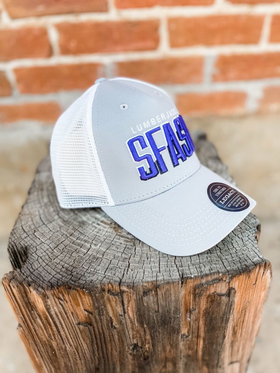 * Legacy Sfasu Slice Trucker Hat- Grey/ Hat Hats