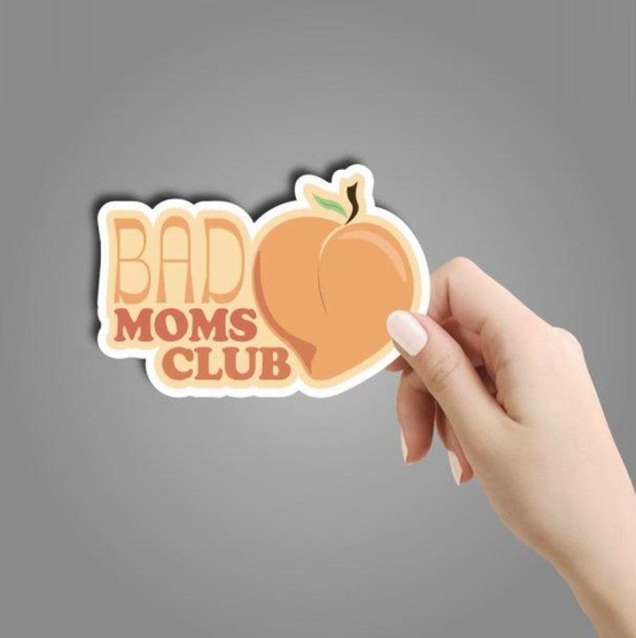 * Texas Bling Bad Moms Club Sticker Stickers