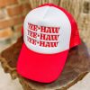 * Texas Bling Yee Haw Trucker Hat Hats