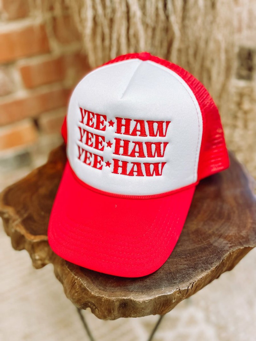 * Texas Bling Yee Haw Trucker Hat Hats