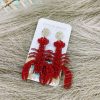 * Texas Bling Jewelry Irene Acrylic Glitter Crawfish Earrings Jewelry