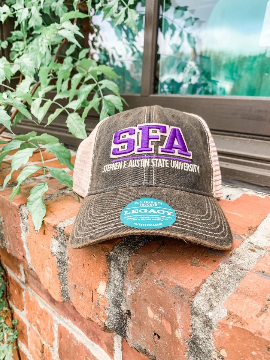 * Texas Bling Split Line Sfa Trucker Hat- Black Hats