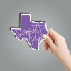 * Texas Bling Texas Sfa Sticker Stickers