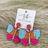 * Texas Bling Mariposa Pink Butterfly Earrings Jewelry