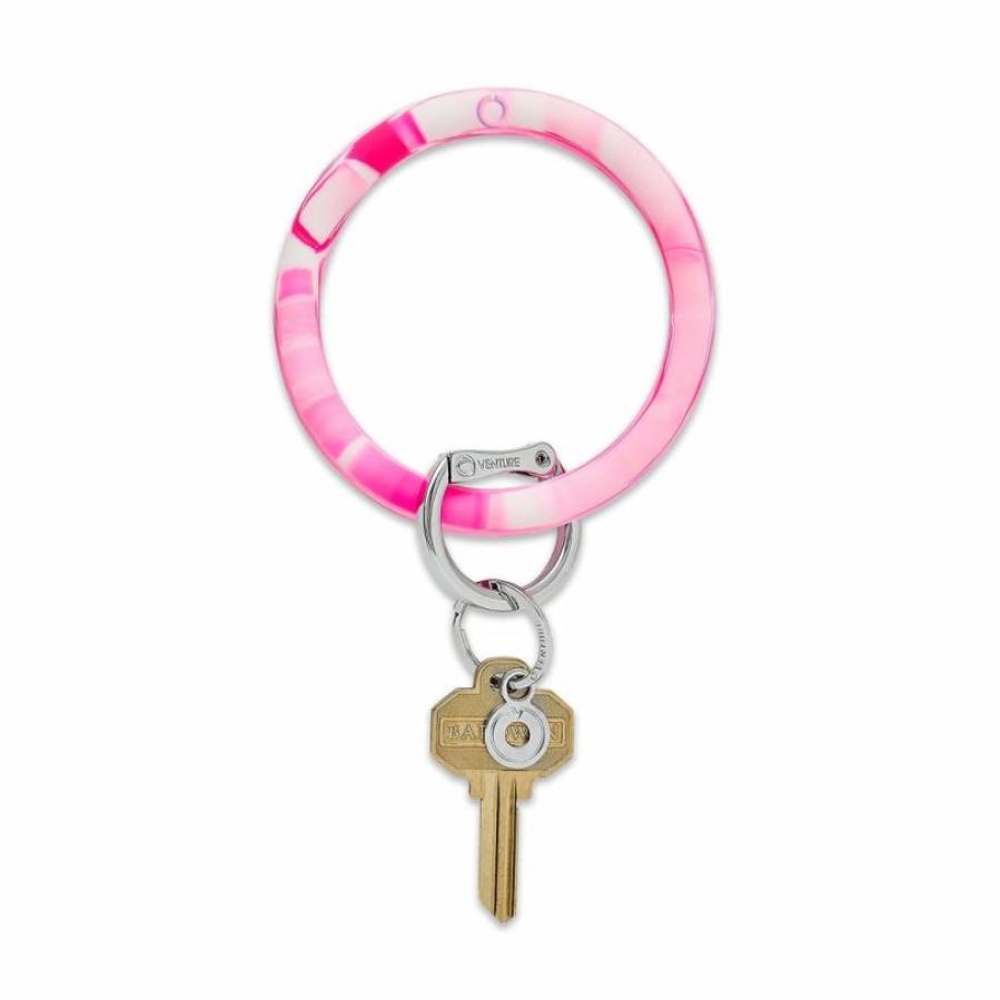 * Texas Bling Ticked Pink Marble Collection Key Ring Gifts