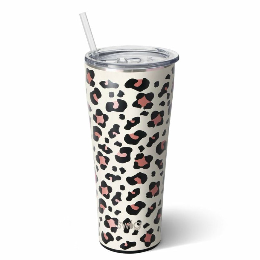 * Texas Bling Printed 32Oz Tumbler- Luxy Leopard Gifts