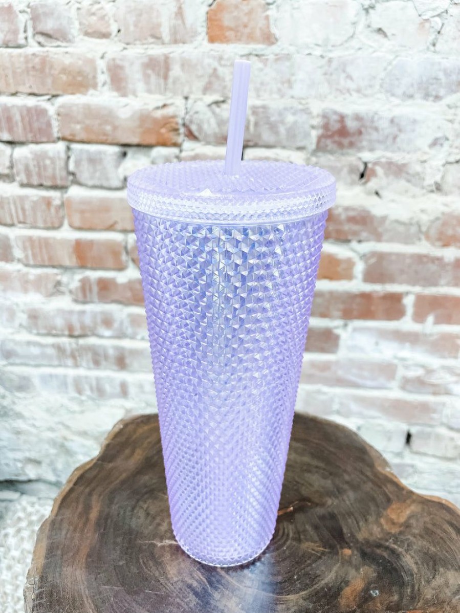 * Texas Bling Gifts Studded Tumbler- Irredescent Lilac Gifts