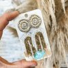 * Texas Bling Jewelry Bethanie Beaded Fringe Earrings Jewelry