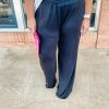 * Lette (Ee:Some) Sophie Smocked Waist Pants- Black Bottoms