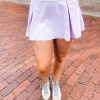 * Love Tree Bottoms Brandy Mini Skort- Lilac Bottoms