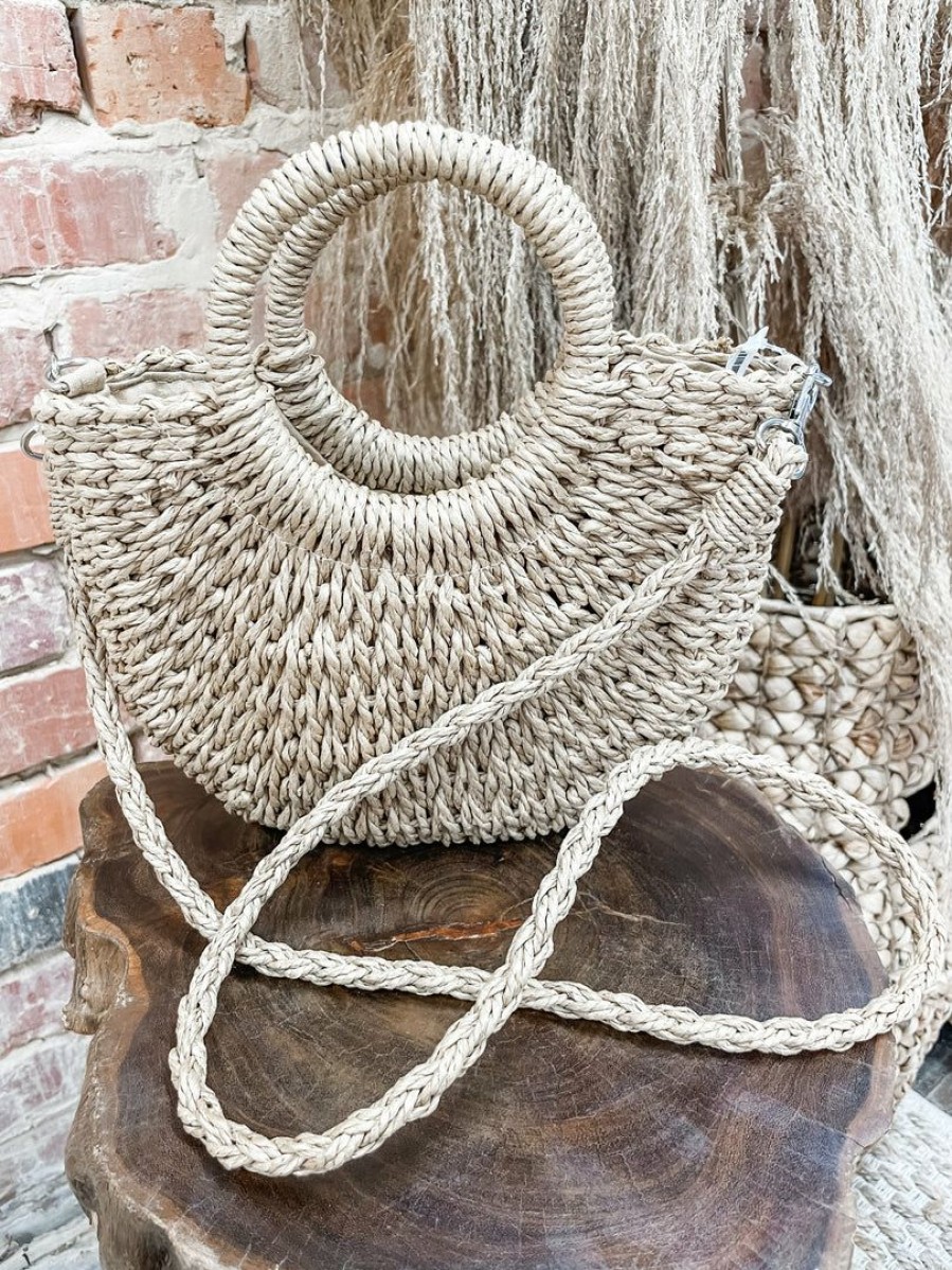 * Texas Bling Naomi Beach Handwoven Bag Bags