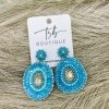 * Texas Bling Leslie Blue Earrings Jewelry