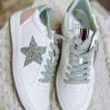 * Texas Bling Shoes Paz Star Sneaker- Silver Sparkle Sneakers