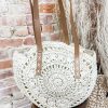 * Texas Bling Maya Straw Round Beach Bag Take Me Away: Resort Edition Bags