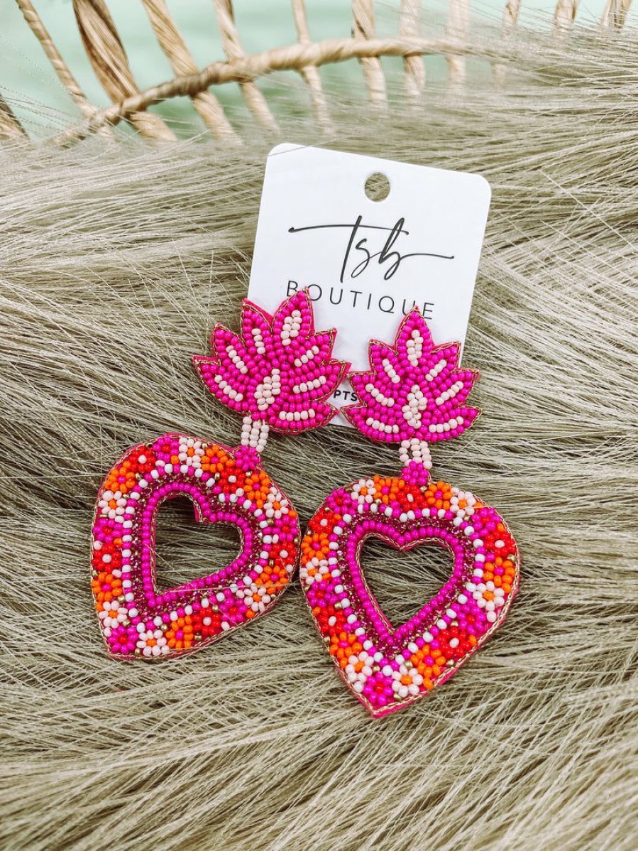 * Texas Bling Jewelry Mi Amor Heart Earrings Jewelry