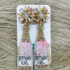 * Texas Bling Birthday Queen Bottle Beaded Earrings Jewelry Jewelry