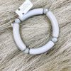 * Texas Bling Grey Jewel Single Acrylic Bracelet Jewelry Jewelry