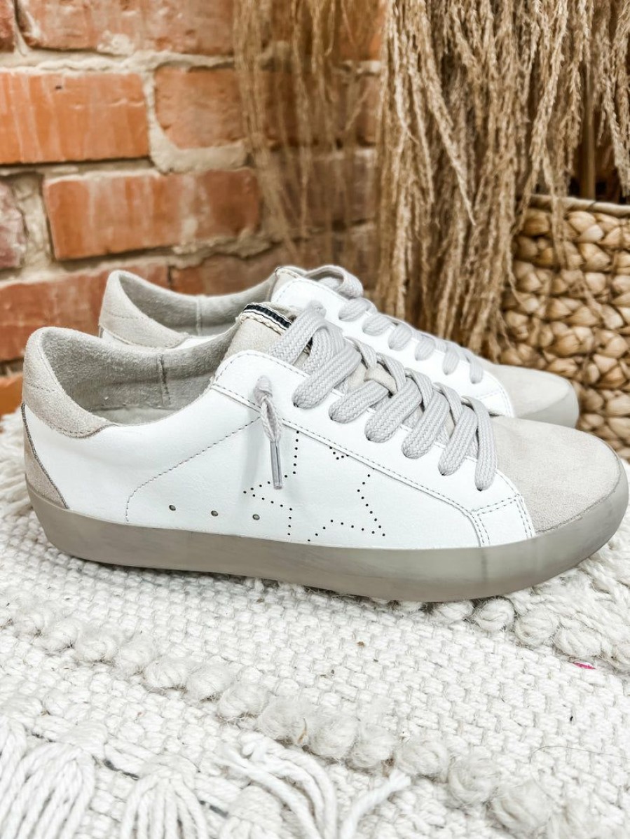 * Shu Shop Shoes Mia Star Sneaker- White Sneakers