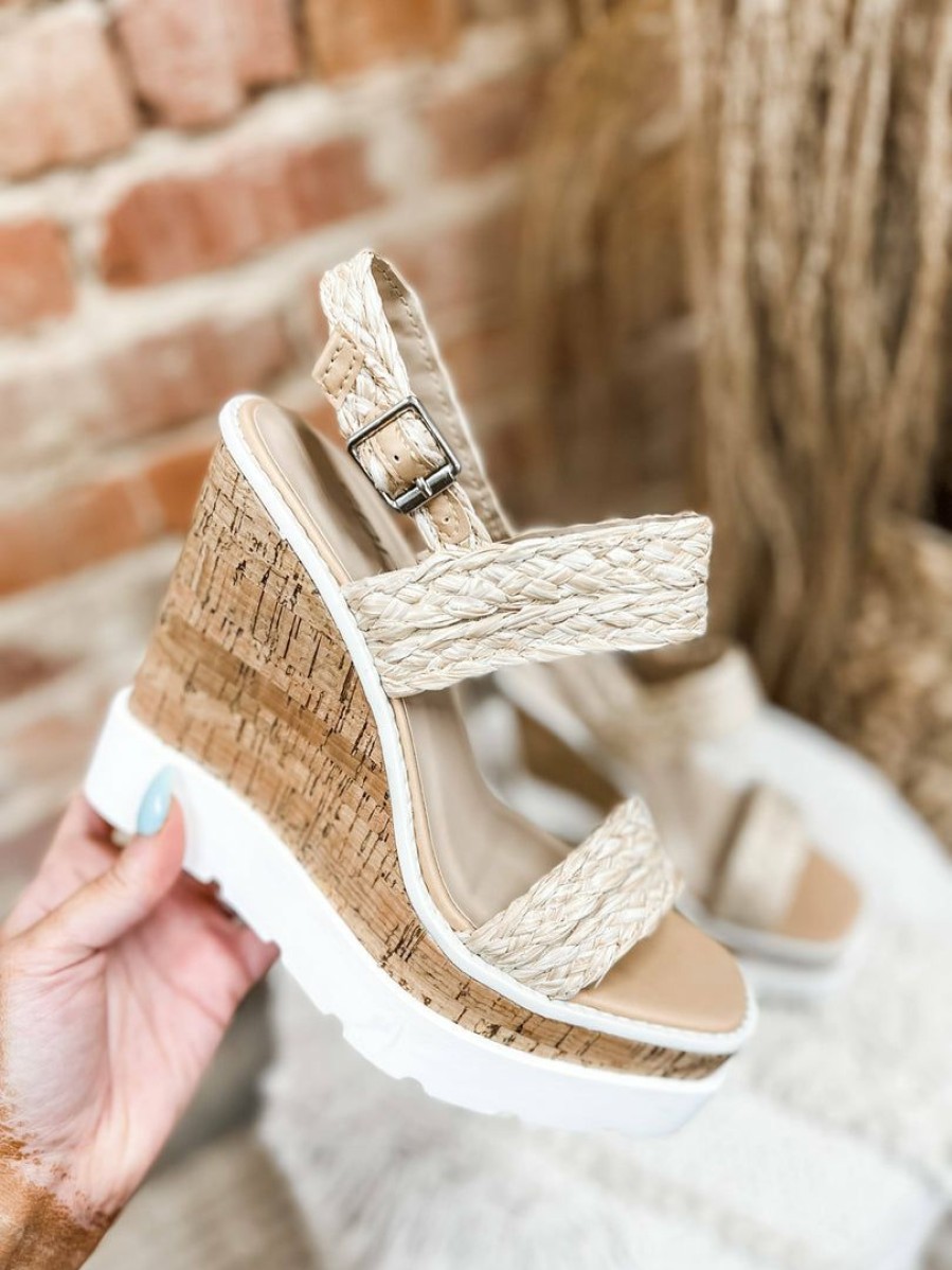 * Fortune Dynamic Adler Wedges- Beige Wedges