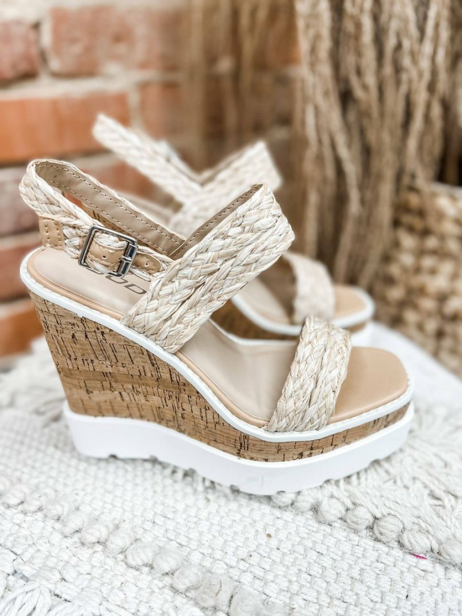 * Fortune Dynamic Adler Wedges- Beige Wedges