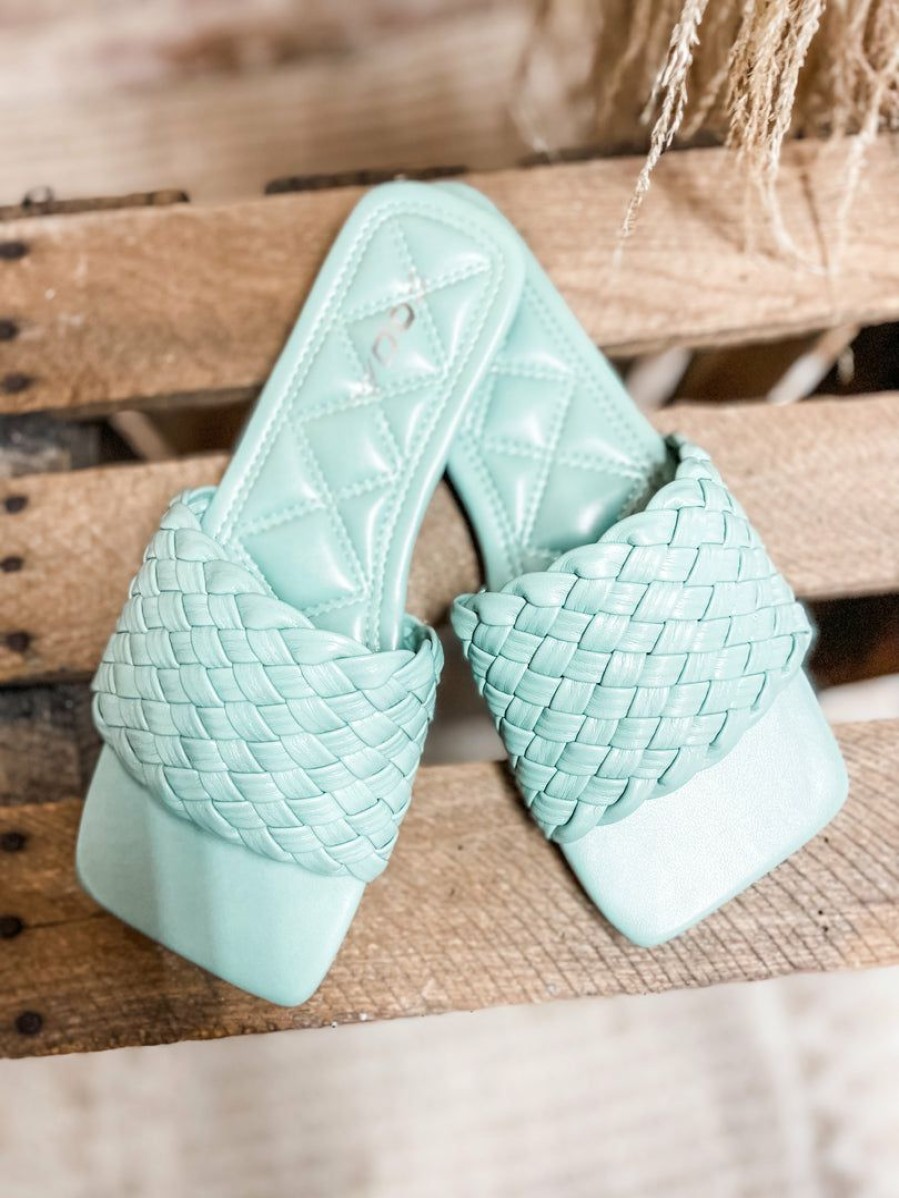 * Fortune Dynamic Tweet Sandals- Sage Shoes Sandals