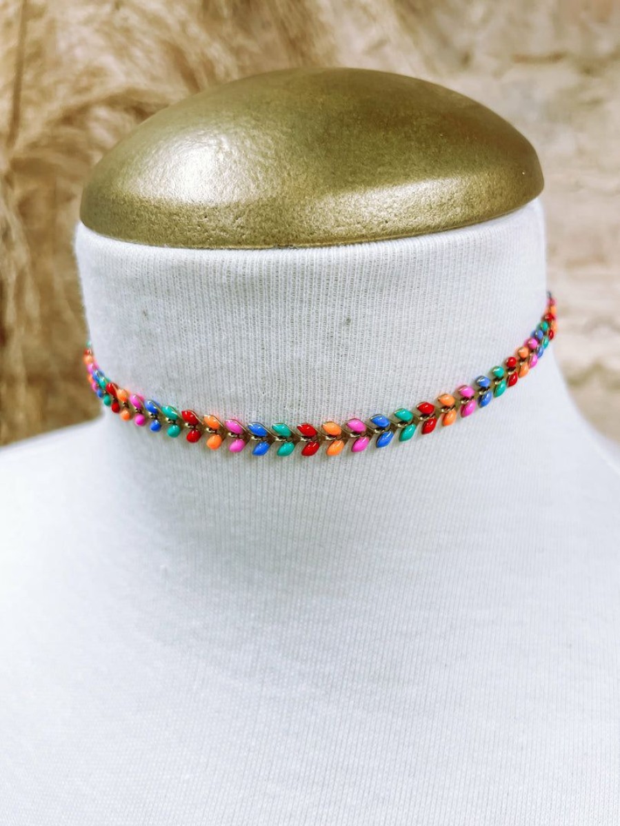 * Texas Bling Color Trail Choker Jewelry