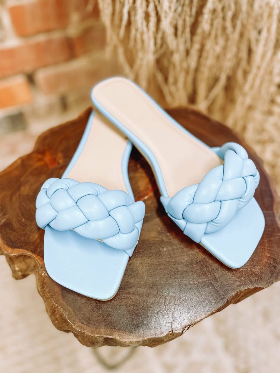 * Fortune Dynamic Ball Twist Sandals- Sky Blue Shoes Sandals