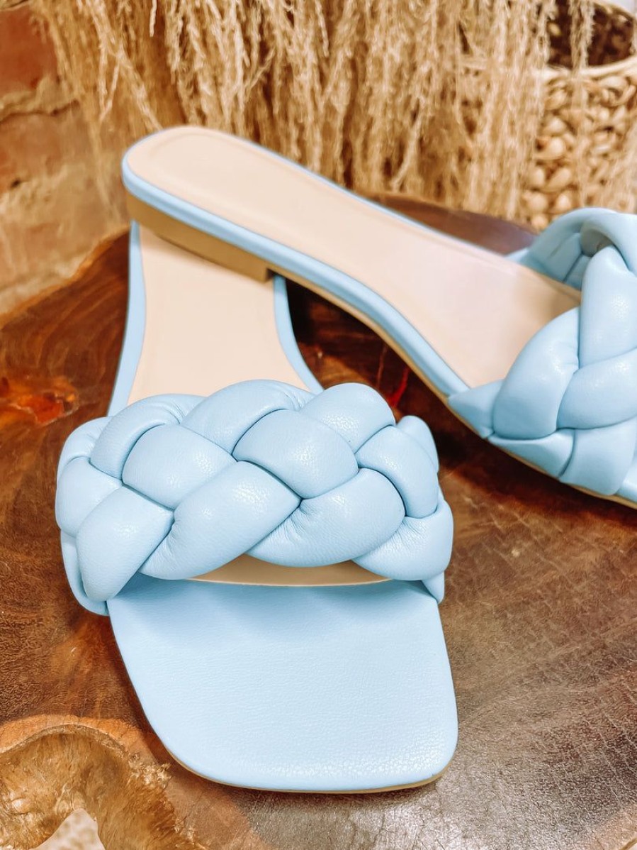 * Fortune Dynamic Ball Twist Sandals- Sky Blue Shoes Sandals