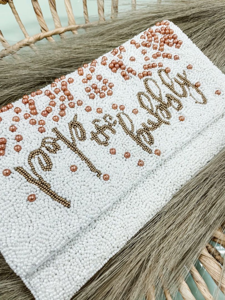 * Texas Bling Pop The Bubbly Beaded Convertible Crossbody Bags