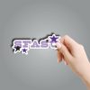 * Texas Bling Sfasu Retro Outline Star Sticker Stickers