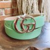 * Texas Bling Avocado Gg Buckle Belt Belts Belts