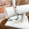 * Texas Bling Tasha Striped Enamel Bangle- Rainbow Jewelry