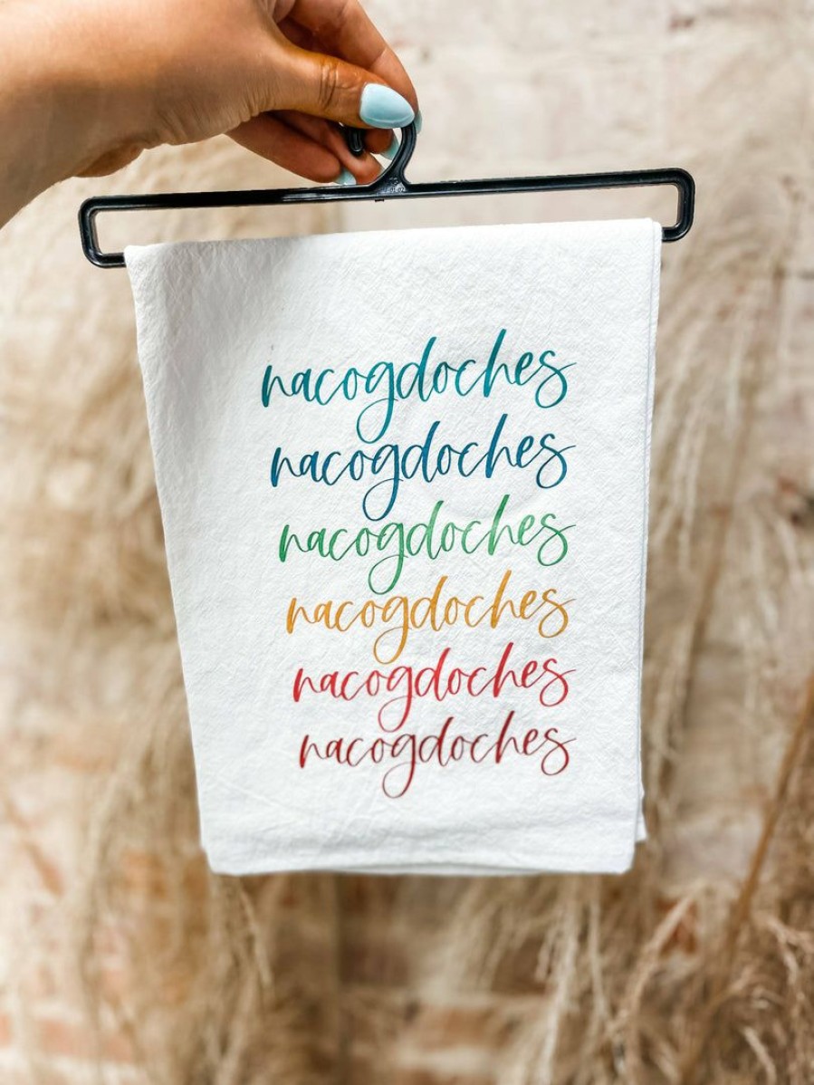 * Texas Bling Nacogdoches Rainbow Towel Gifts