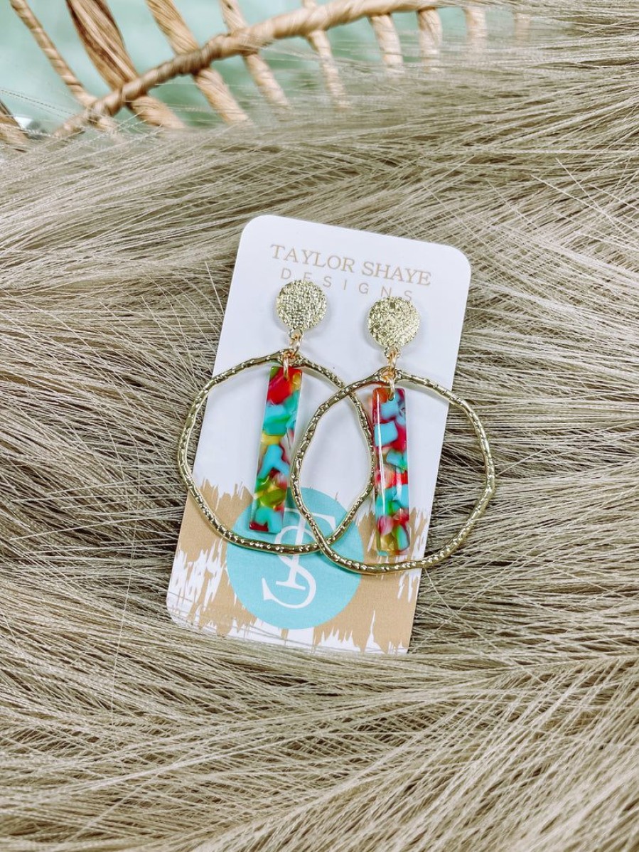 * Texas Bling Rylie Multi Stick Hoop Earrings Jewelry Jewelry