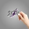 * Texas Bling Sfasu Lightning Sticker Stickers