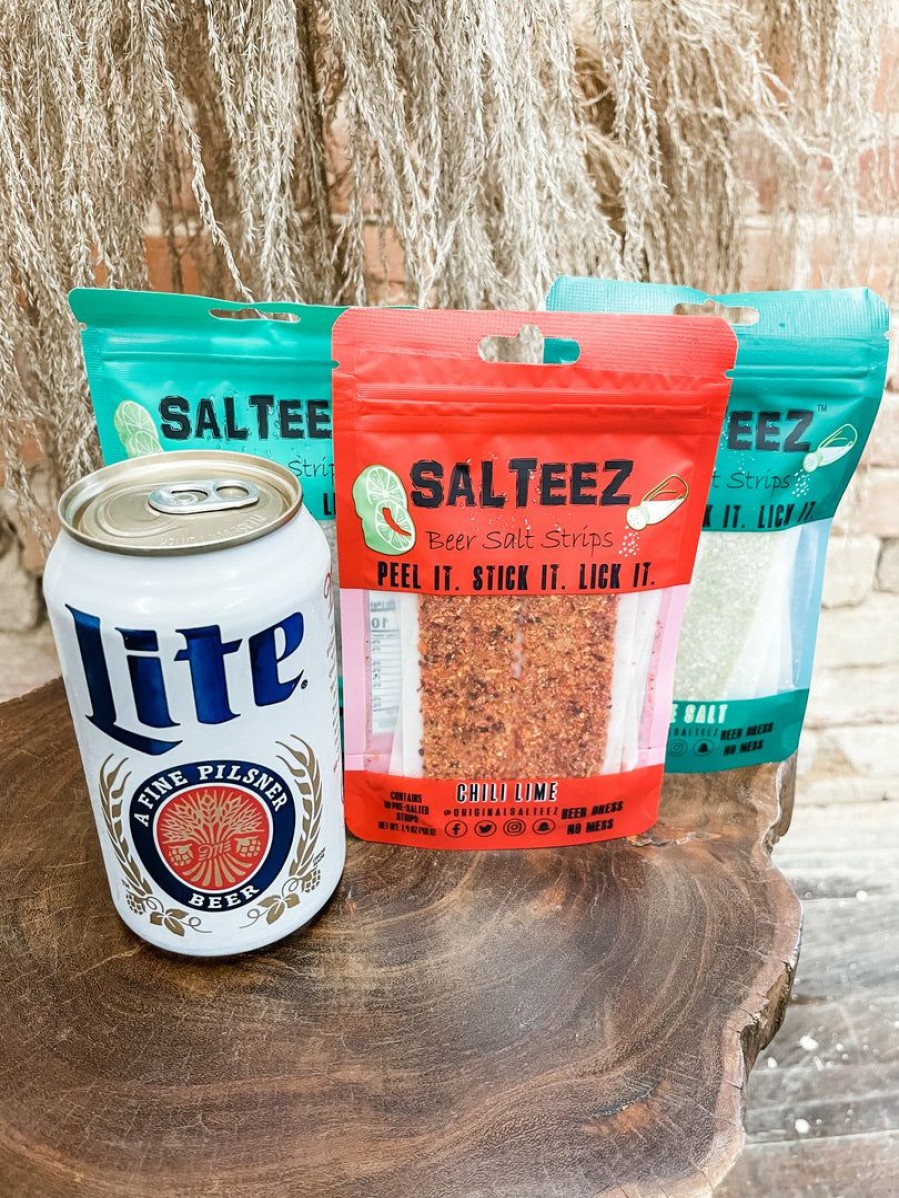 * Texas Bling Beer Salt Strips- Pickle Salt Gifts Gifts