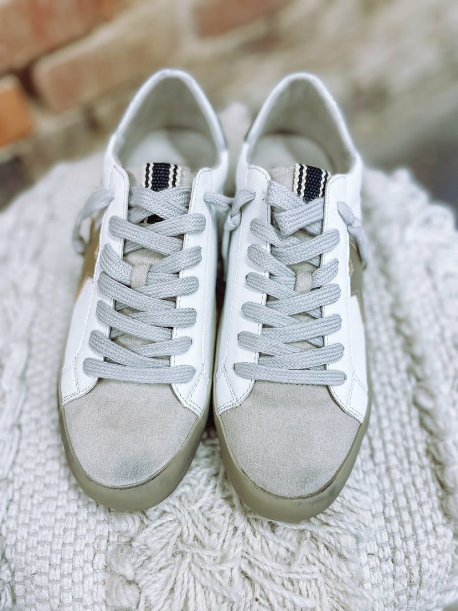 * Shu Shop Shoes Paris Star Sneaker- Gold Sneakers