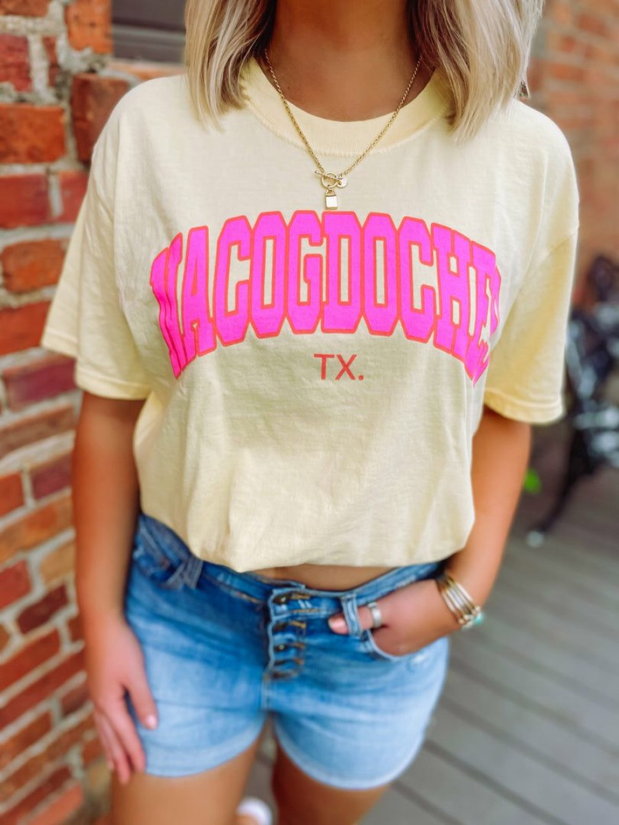 * G Ink Nacogdoches Butter Graphic Tees Summer