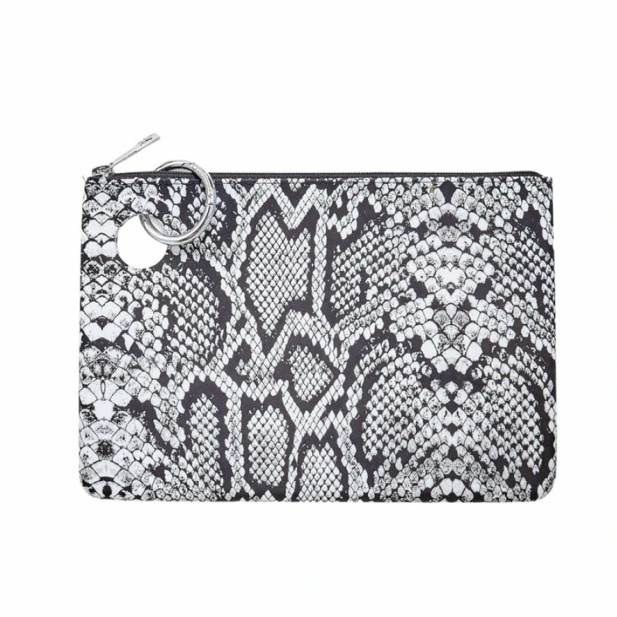 * Texas Bling Tuxedo Snakeskin- Large Silicone Pouch Gifts