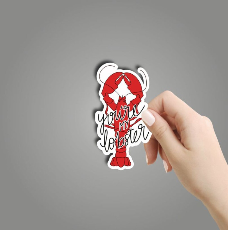 * Texas Bling Stickers You'Re My Lobster Sticker Stickers