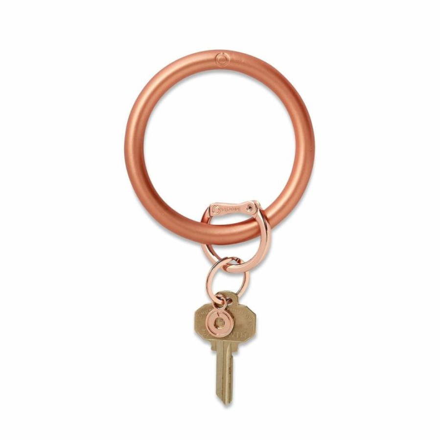 * Texas Bling Solid Rose Gold Pearlized Collection Key Ring Gifts Gifts