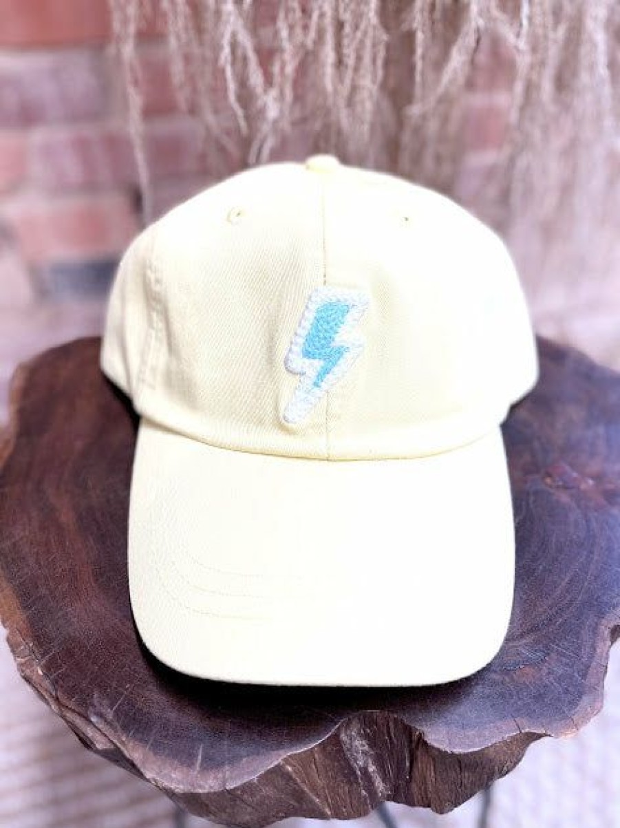 * Texas Bling Lightening Bolt Patch Hat- Butter Hats