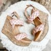 * Mia Afia Wedges- Blush Wedges