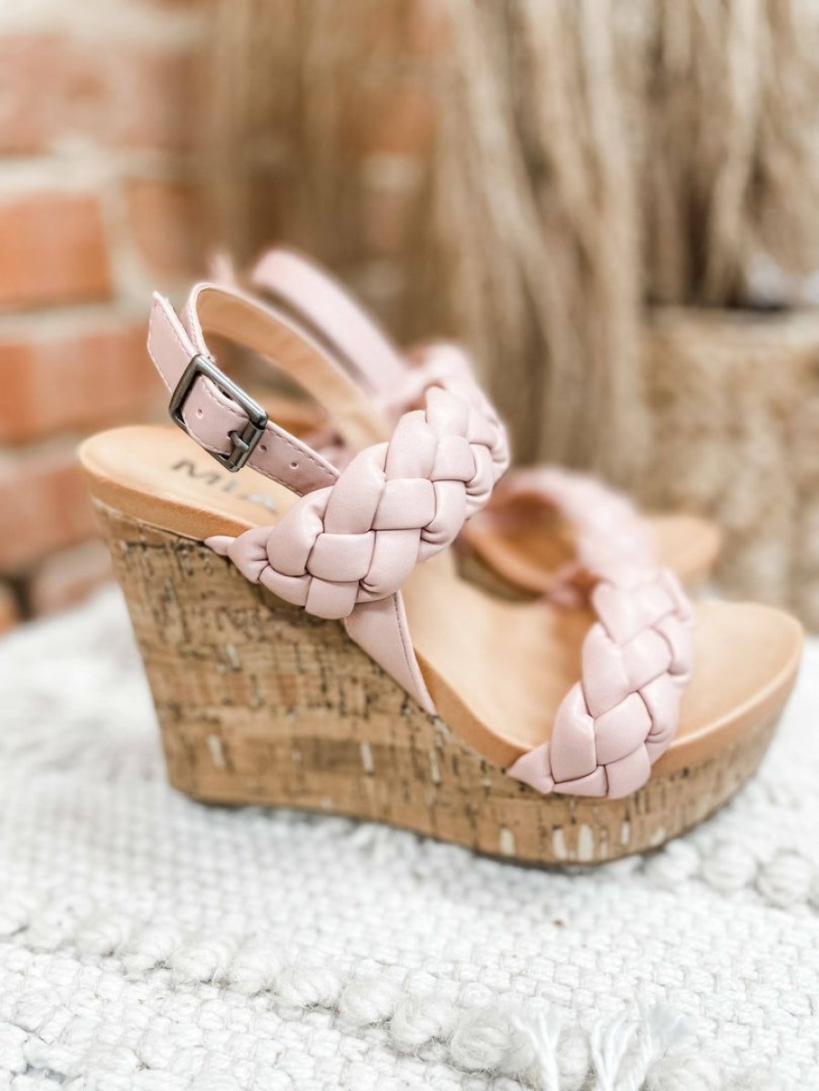 * Mia Afia Wedges- Blush Wedges