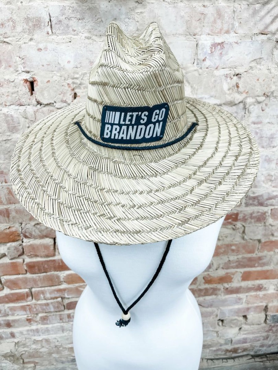 * Texas Bling Hats Let'S Go Brandon Straw Hat Hats