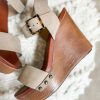 * Mia Shoes Senna Wedges- Tan Wedges