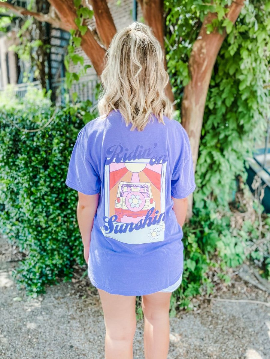 * Pierce + Pine Graphic Tees Ridin' On Sunshine Summer